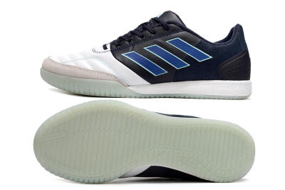 Adidas Top Sala Competition IC Low-Tops Football Shoes - White/Black/Blue