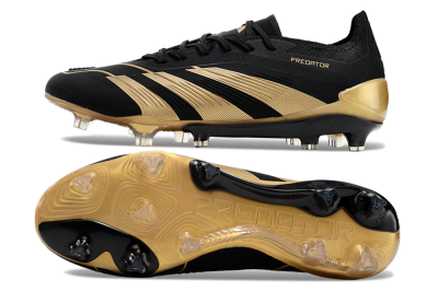 Adidas Predator Elite Accuracy FG Low-Tops Football Boots - Black/Gold