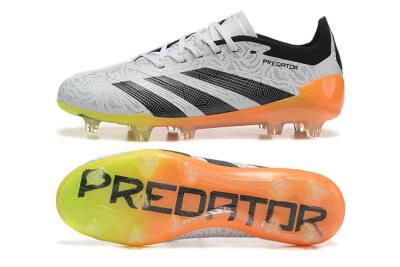 Adidas Predator Accuracy.1 FG Low-Tops Football Boots - White/Black/Orange