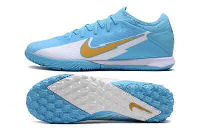 Nike Mercurial Vapor 13 Pro TF Low-Tops Football Shoes - Jade/White/Gold