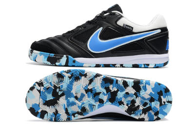 Supreme x Nike SB Gato IC Low-Tops Football Shoes - Black/Blue/White