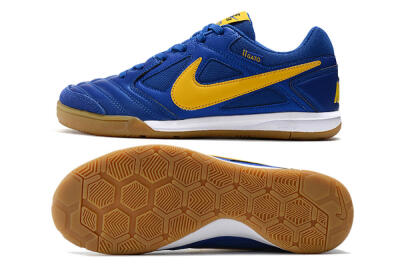 Supreme x Nike SB Gato IC Low-Tops Football Shoes - Blue/Yellow/White