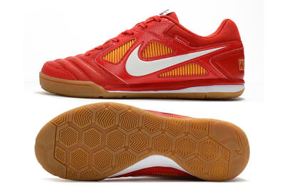 Supreme x Nike SB Gato IC Low-Tops Football Shoes - Red/White/Yellow