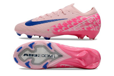 Nike Air Zoom Mercurial Vapor 16 Elite FG Low-Tops Football Boots - Pink/White/Blue