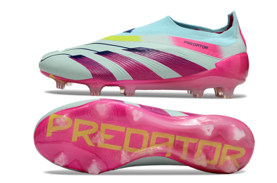 Adidas Predator Accuracy+ FG Low-Tops Football Boots - Blue/Purple/Pink