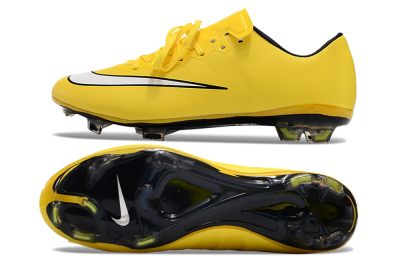 Nike Mercurial Vapor 10 FG Low-Tops Football Boots - Yellow/White/Black