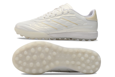Adidas Copa Pure.3 TF Low-Tops Football Shoes - White/Gold/Beige