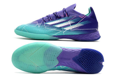 Adidas X Speedflow.1 IC Low-Tops Football Shoes - Jade/Purple/White