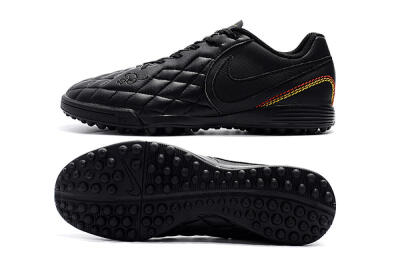 Nike Tiempox Finale 10R TF Low-Tops Football Shoes - Black/Red/Yellow