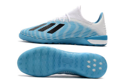 Adidas X 19.1 IC Low-Tops Football Shoes - Blue/Black/White
