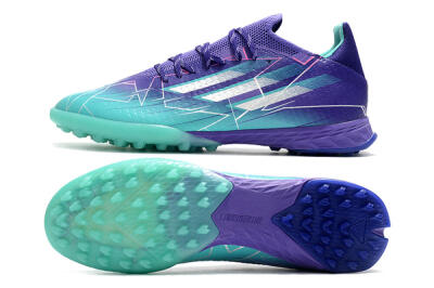 Adidas X Speedflow.1 TF Low-Tops Football Shoes - Jade/Silver/Purple