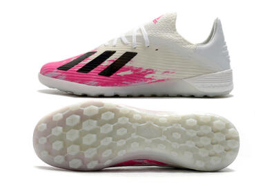 Adidas X 19.1 TF Low-Tops Football Shoes - Pink/Black/White