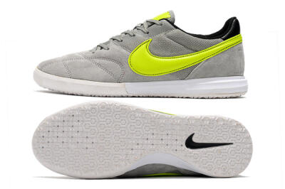 Nike Premier 2 Sala IC Low-Tops Football Shoes - Grey/Yellow/Black