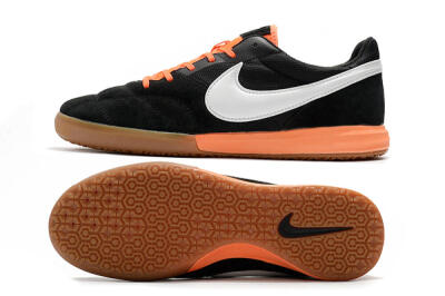 Nike Premier 2 Sala IC Low-Tops Football Shoes - Black/White/Brown