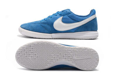 Nike Premier 2 Sala IC Low-Tops Football Shoes - Blue/White