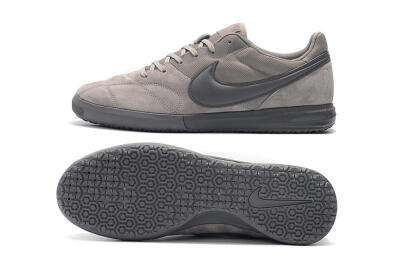 Nike Premier 2 Sala IC Low-Tops Football Shoes - Grey/Grey