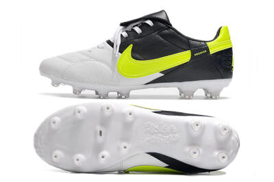 Nike The Premier 3 FG Low-Tops Football Boots - White/Yellow/Black