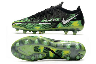 Nike Phantom GT Elite AG Low-Tops Football Boots - Green/Yellow/Black/Silver