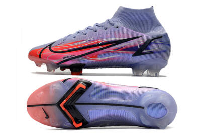 Nike Mercurial Superfly 8 Elite FG High-Tops Football Boots - Purple/Red/Black