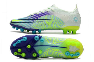 Nike Mercurial Vapor 14 Elite AG Low-Tops Football Boots - Jade/Yellow/Purple