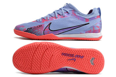 Nike Air Zoom Mercurial Vapor 15 Pro IC Low-Tops Football Shoes - Blue/Purple/Red