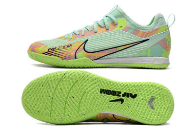 Nike Air Zoom Mercurial Vapor 15 Pro IC Low-Tops Football Shoes - Yellow/Brown/Black