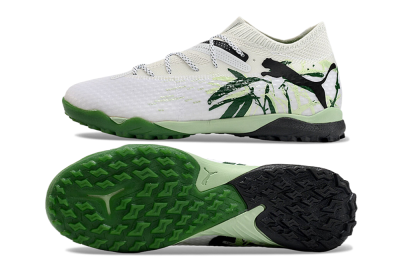 Puma Future 7 Ultimate TF Low-Tops Football Shoes - White/Green/Black