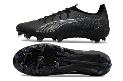 Puma Ultra 5 Ultimate FG Low-Tops Football Boots - Black/Silver/Blue