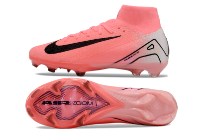 Nike Air Zoom Mercurial Superfly 10 FG Low-Tops Football Boots - Pink/White/Black