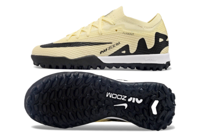 Nike Air Zoom Mercurial Vapor 15 Elite TF Low-Tops Football Shoes - Beige/Black/White