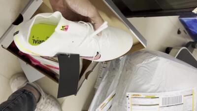 Nike Air Zoom Mercurial Superfly 9 Elite SG High-Tops Football Boots - White/Pink/Black