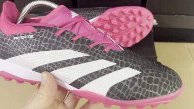 Adidas Predator 24 Elite TF Low-Tops Football Shoes - Black/Red/White