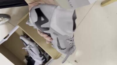 Nike Air Zoom Mercurial Superfly 9 Elite SG High-Tops Football Boots - Grey/Black/Gold