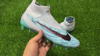 Nike Phantom GX Elite FG High-Tops Football Boots - Jade/Black/Gold