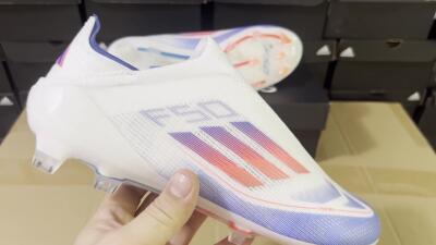 Adidas F50 Adizero FG Low-Tops Football Boots - Red/White/Blue