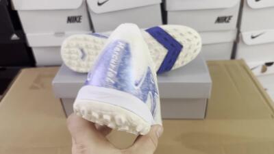 Nike Air Zoom Mercurial Vapor 16 Elite TF Low-Tops Football Shoes - Beige/Blue