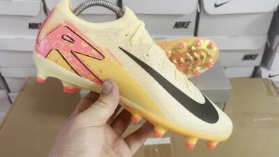 Nike Air Zoom Mercurial Vapor 16 Elite AG Low-Tops Football Boots - Yellow/Black/Orange