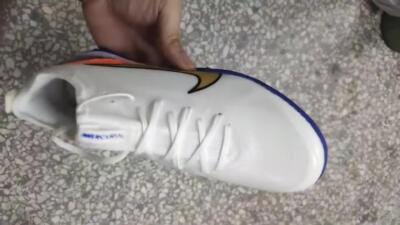 Nike Air Zoom Mercurial Vapor 16 Elite TF Low-Tops Football Shoes - White/Orange/Blue