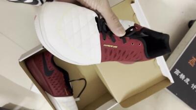 Nike Lunar Gato 2 IC Low-Tops Football Shoes - White/Red/Black