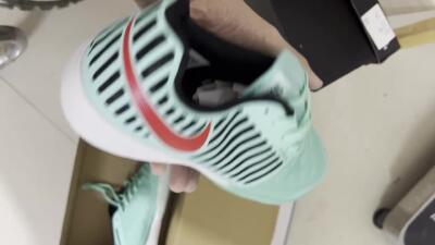 Nike Lunar Gato 2 IC Low-Tops Football Shoes - Jade/Black/Red