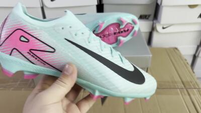 Nike Air Zoom Mercurial Vapor 16 Elite FG Low-Tops Football Boots - Jade/Black/Pink