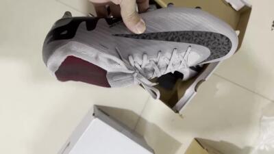 Nike Air Zoom Mercurial Vapor 15 Elite AG Low-Tops Football Boots - Grey/Black/Pink