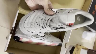 Supre x Nike SB Gato IC Low-Tops Football Shoes - Grey/White/Red/Black