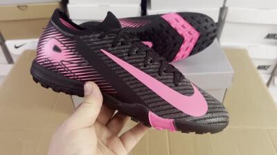 Nike Air Zoom Mercurial Vapor 16 Elite TF Low-Tops Football Shoes - Black/Pink