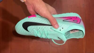 Nike Air Zoom Mercurial Vapor 16 Elite TF Low-Tops Football Shoes - Green/Pink/Black