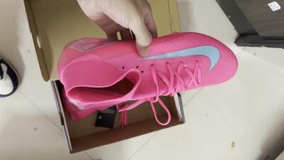 Nike Air Zoom Mercurial Superfly 16 Elite FG High-Tops Football Boots - Pink/Mint