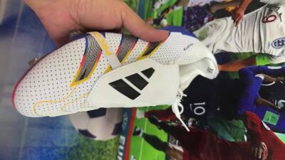 Adidas Predator Elite Foldover Tongue Euphoria FG Low-Tops Football Boots - White/Silver/Blue