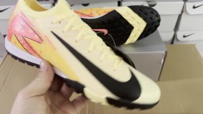 Nike Air Zoom Mercurial Vapor 16 Elit TF Low-Tops Football Shoes - Yellow/Black/Red