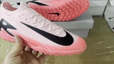 Nike Air Zoom Mercurial Vapor 16 Elite TF Low-Tops Football Shoes - Pink/White