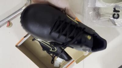 Nike React Tiempo Legend 9 Pro TF Low-Tops Football Shoes - Black/Gold/White